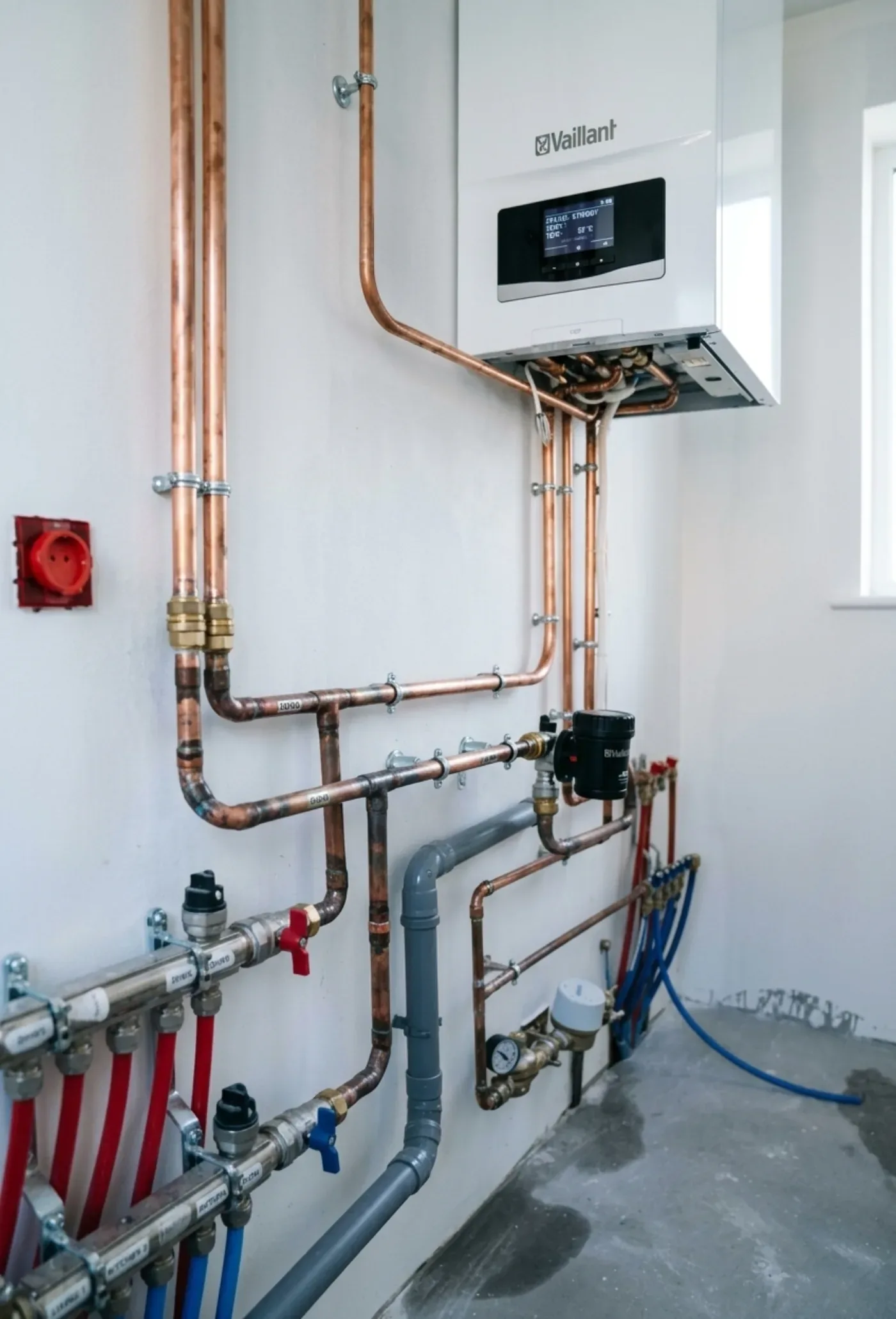 Chaudière gaz à condensation neuve installée par DPC à Meaux